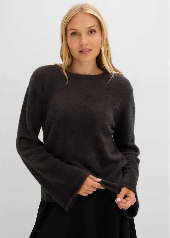 Softer Pullover mit weiten &Auml;rmeln, bonprix