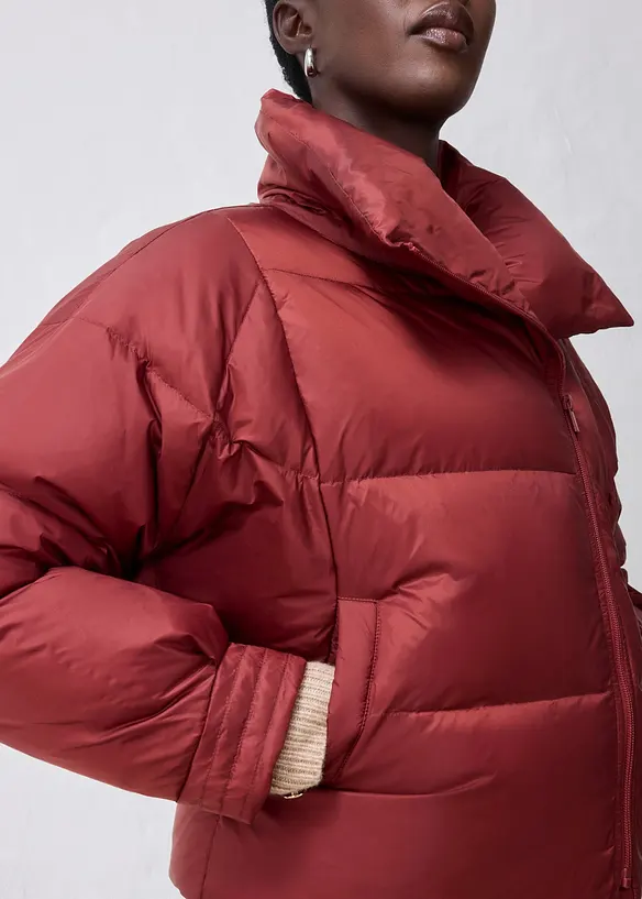 Doudoune courte avec duvet recycl&eacute;, bonprix