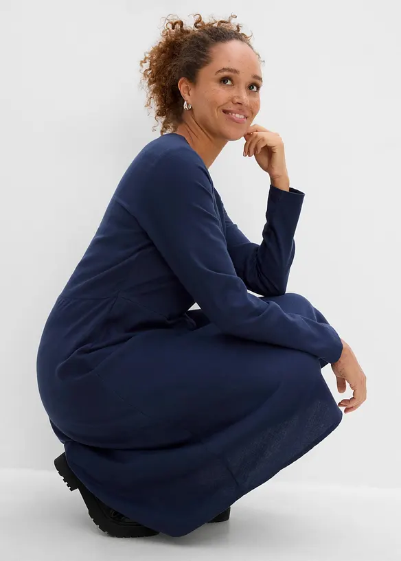 Leichtes Flanellkleid aus reiner Baumwolle, bonprix