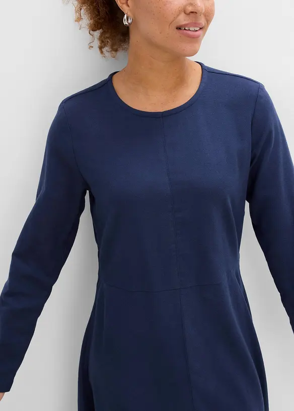 Leichtes Flanellkleid aus reiner Baumwolle, bonprix