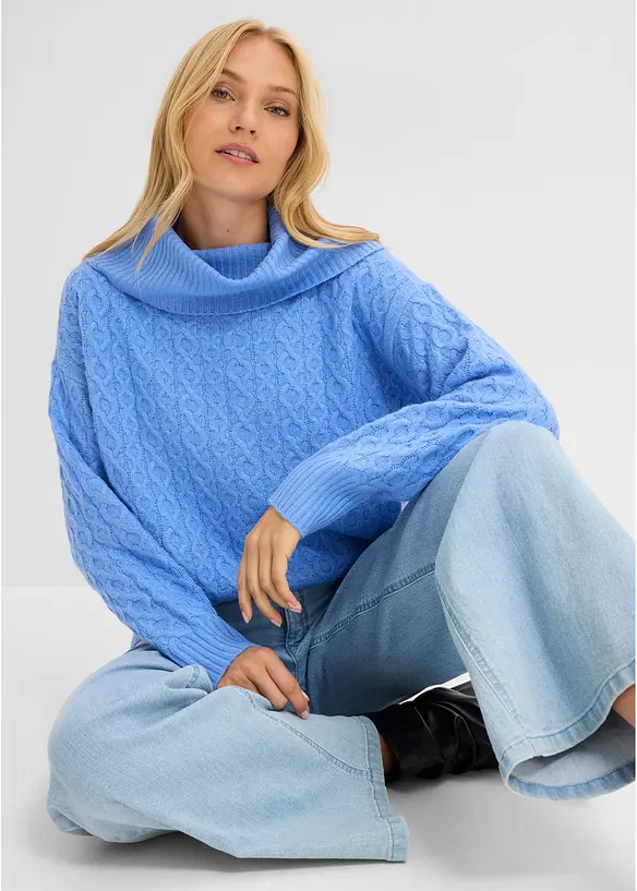 Pullover mit Zopfmuster, bonprix