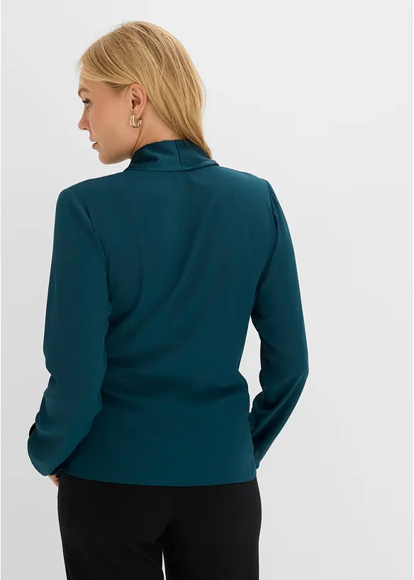 Wickelbluse mit seitlicher Schleife, bonprix