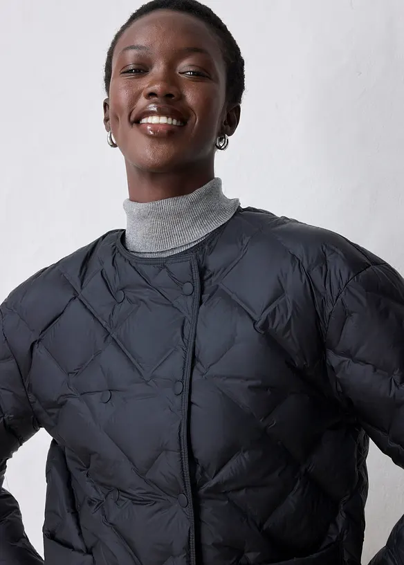 Veste doudoune avec empi&egrave;cement doux (2&nbsp;pces avec &eacute;charpe), bonprix