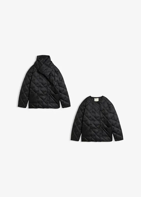 Veste doudoune avec empi&egrave;cement doux (2&nbsp;pces avec &eacute;charpe), bonprix