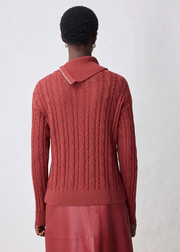 Pull doux &agrave; col roul&eacute;, bonprix