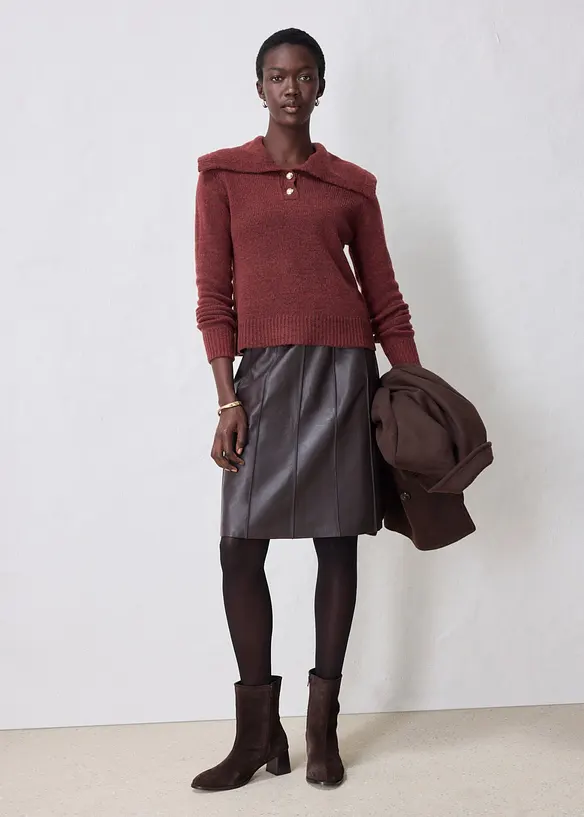 Pull doux en laine majoritaire, bonprix