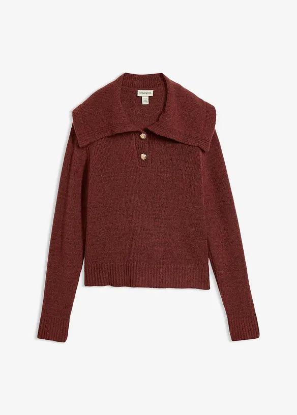 Pull doux en laine majoritaire, bonprix