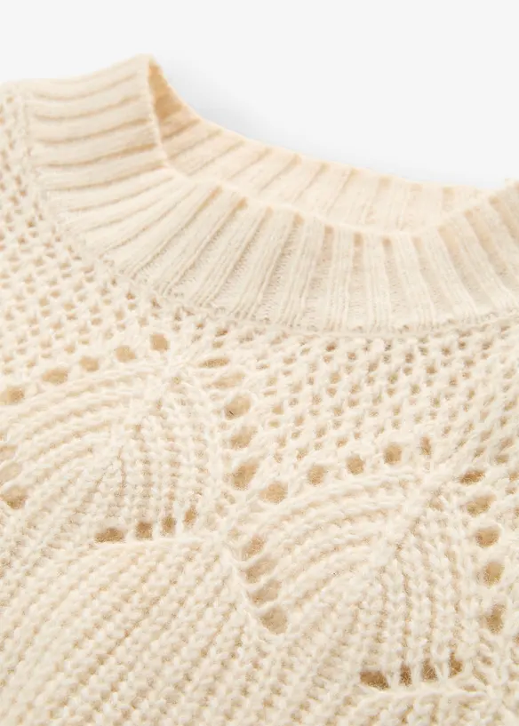 Pull doux en laine majoritaire, bonprix