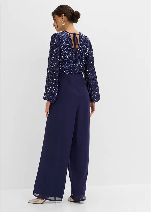 Combinaison avec haut brod&eacute; de sequins, bonprix