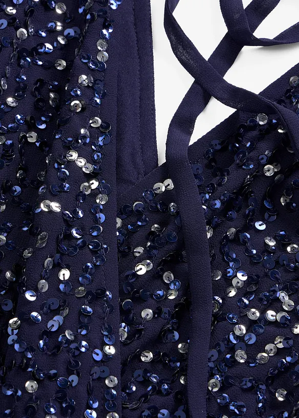 Combinaison avec haut brod&eacute; de sequins, bonprix