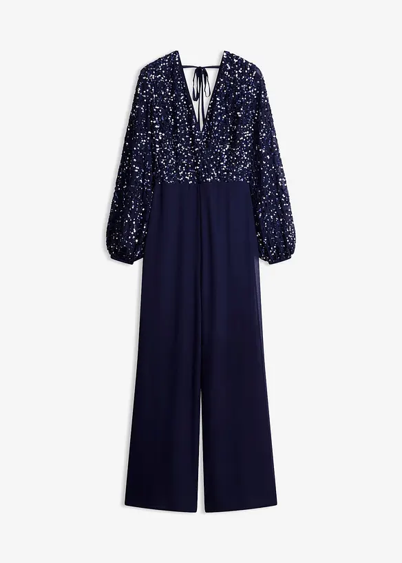 Combinaison avec haut brod&eacute; de sequins, bonprix