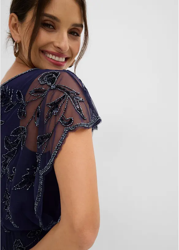 Abendkleid mit Paillettenstickerei, bonprix