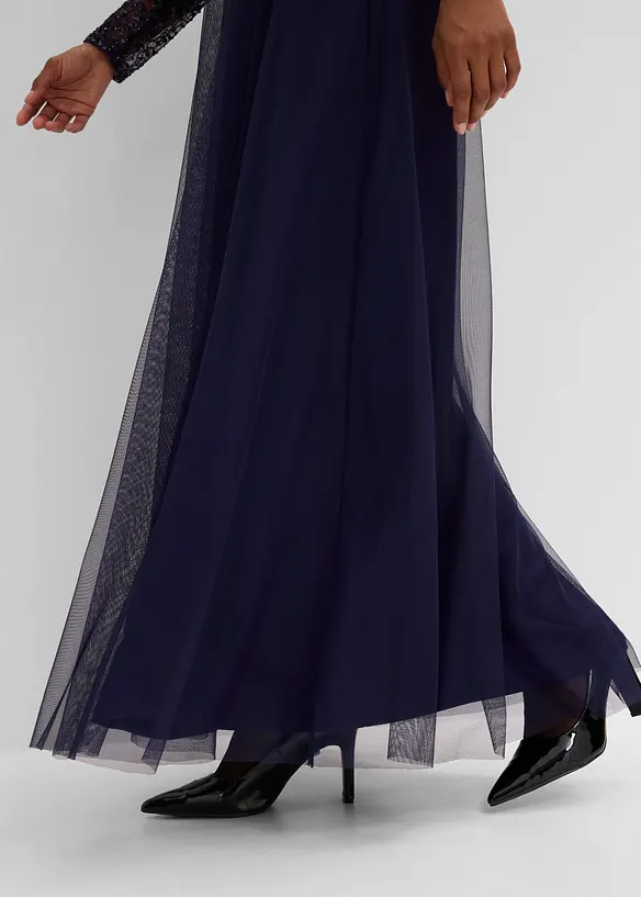 Abendkleid mit Paillettenstickerei, bonprix