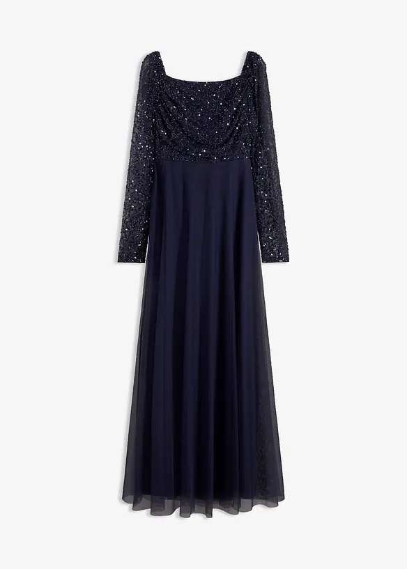Abendkleid mit Paillettenstickerei, bonprix