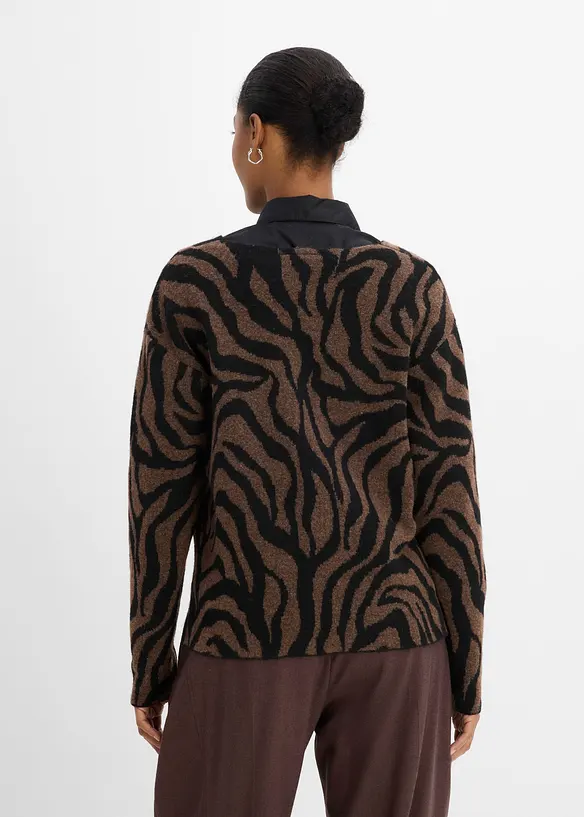 Pullover mit Jacquardmuster, bonprix
