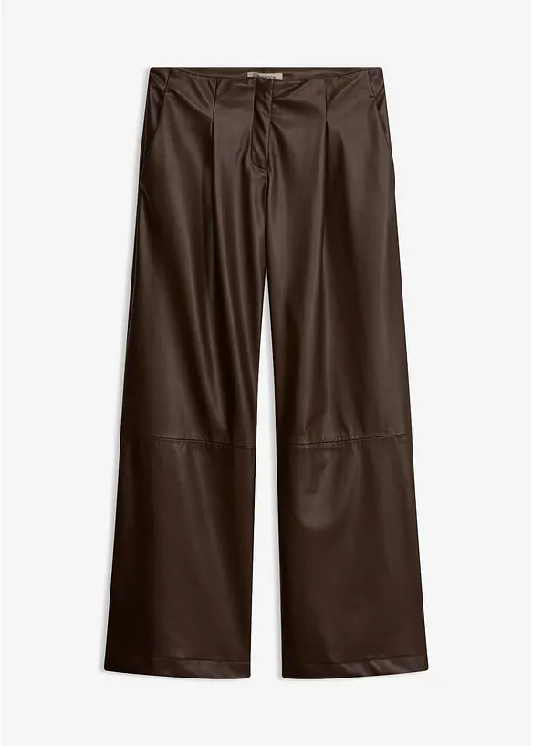 Lederimitat-Hose im Marlene-Stil, bonprix