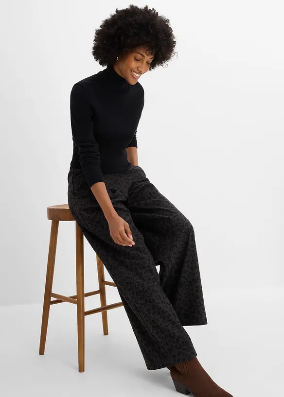 Bundfaltenhose mit Bequembund, bonprix