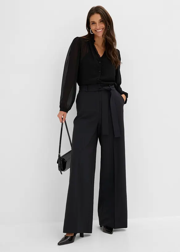 Jumpsuit im Material-Mix, bonprix