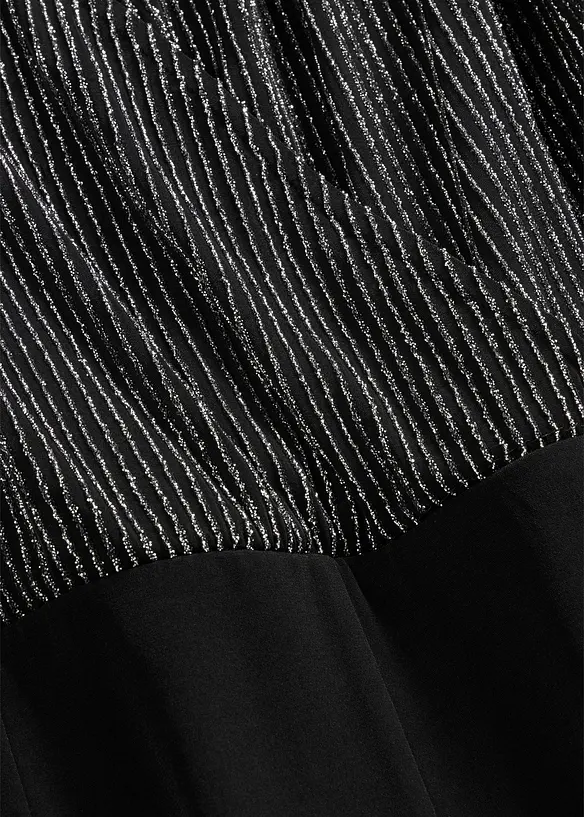 Jerseykleid mit Glitzereinsatz, bonprix