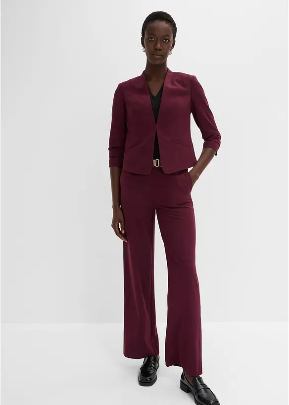 Blazer &agrave; manches 3/4 fronc&eacute;es, bonprix