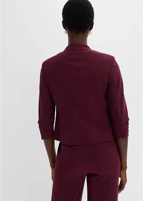 Blazer &agrave; manches 3/4 fronc&eacute;es, bonprix