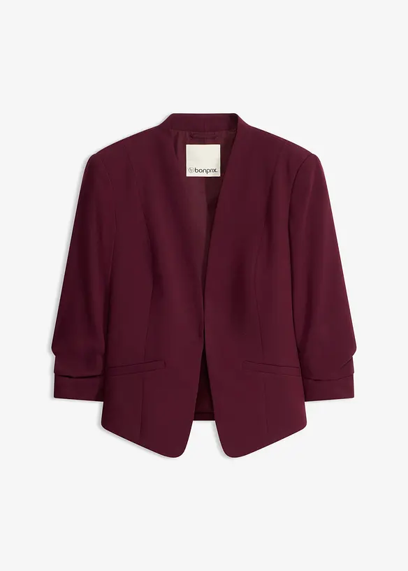 Blazer &agrave; manches 3/4 fronc&eacute;es, bonprix