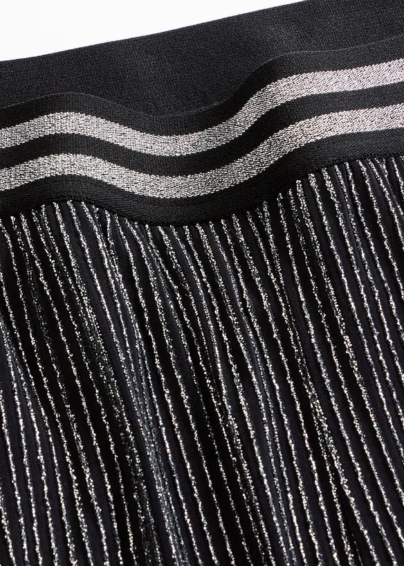 Jersey-Hose mit Glitzerstreifen, bonprix