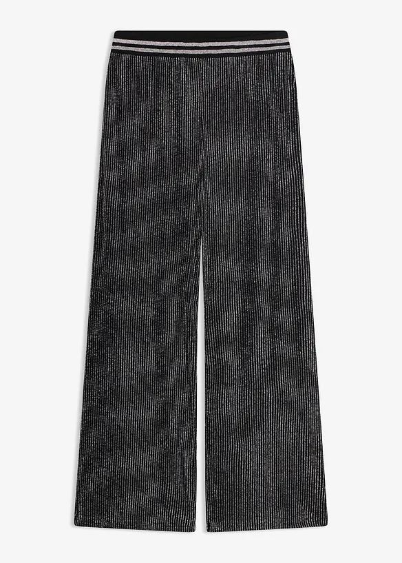 Jersey-Hose mit Glitzerstreifen, bonprix