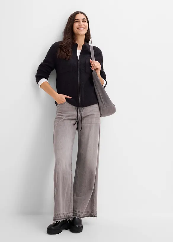 Gilet en fine maille, bonprix