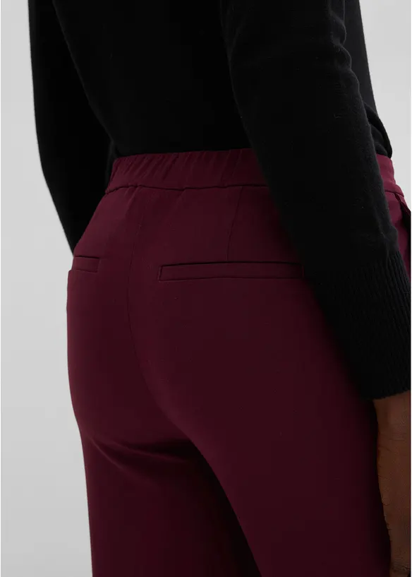 Pantalon de tailleur avec ceinture d&eacute;corative, bonprix