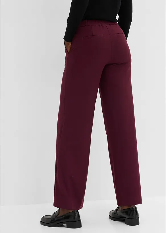 Pantalon de tailleur avec ceinture d&eacute;corative, bonprix