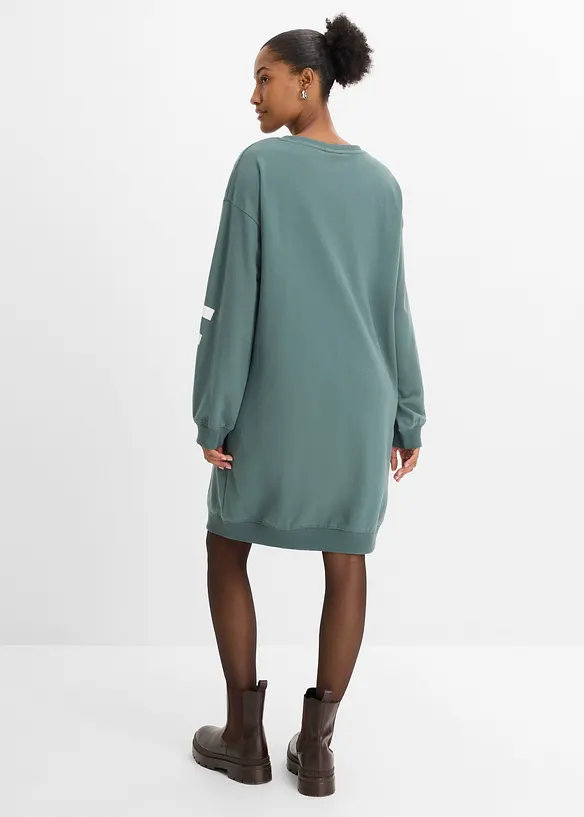 Sweatkleid aus weichem Baumwoll-Mix, bonprix