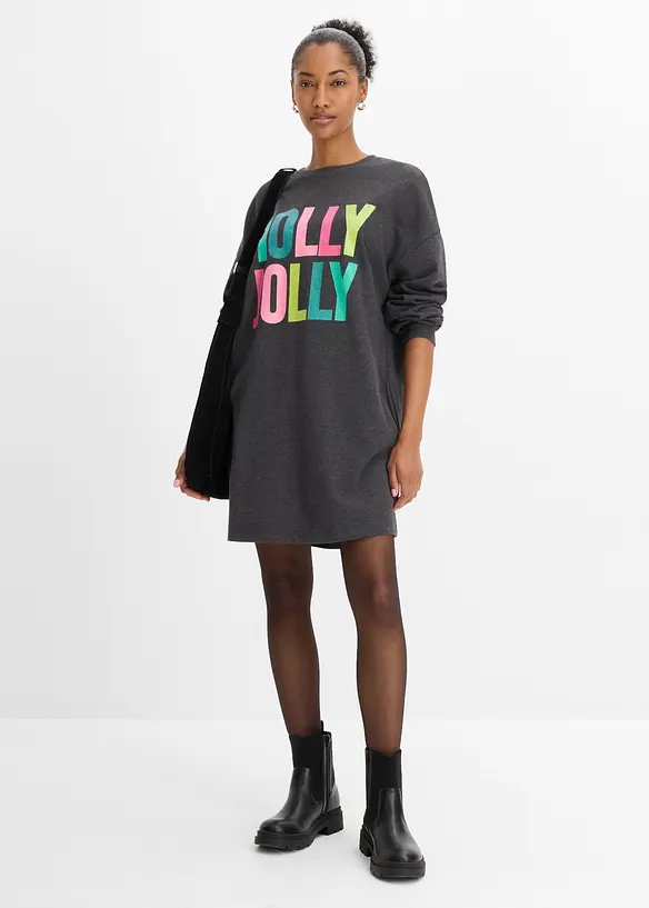 Oversize Sweatkleid, bonprix
