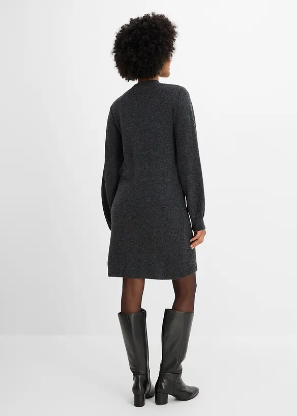Strickkleid mit Pailletten, bonprix