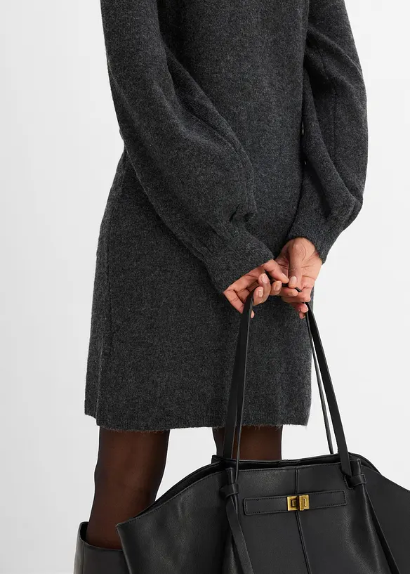 Strickkleid mit Pailletten, bonprix