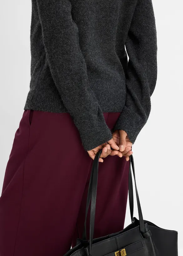 Gilet en maille avec sequins sur le haut devant, bonprix