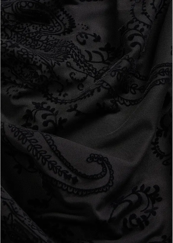 Jerseykleid aus feinem Mesh, bonprix