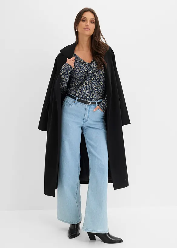 Langarmshirt mit Allover-Paisleymuster, bonprix
