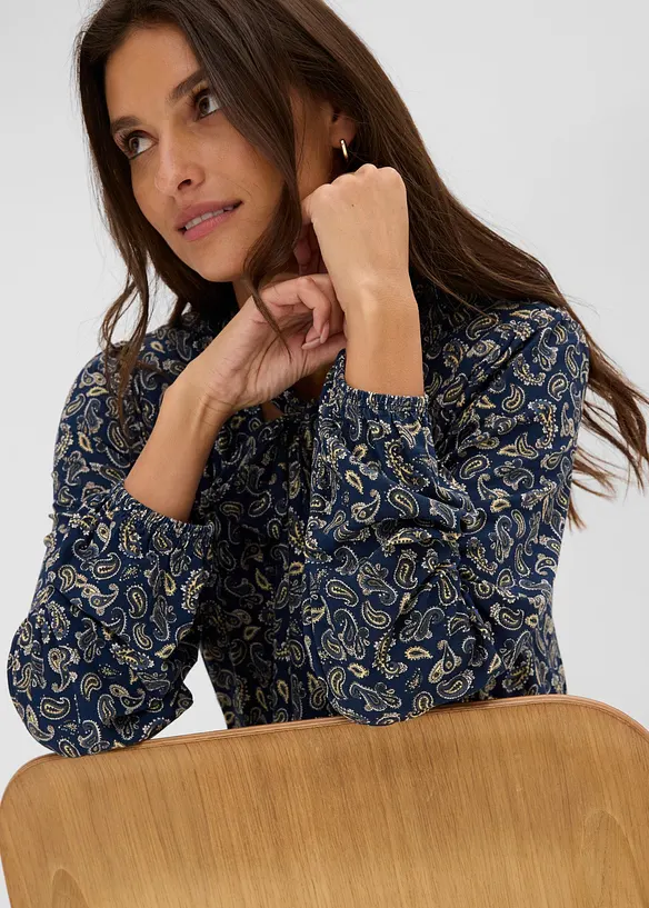 Jerseykleid mit Allover-Print, bonprix