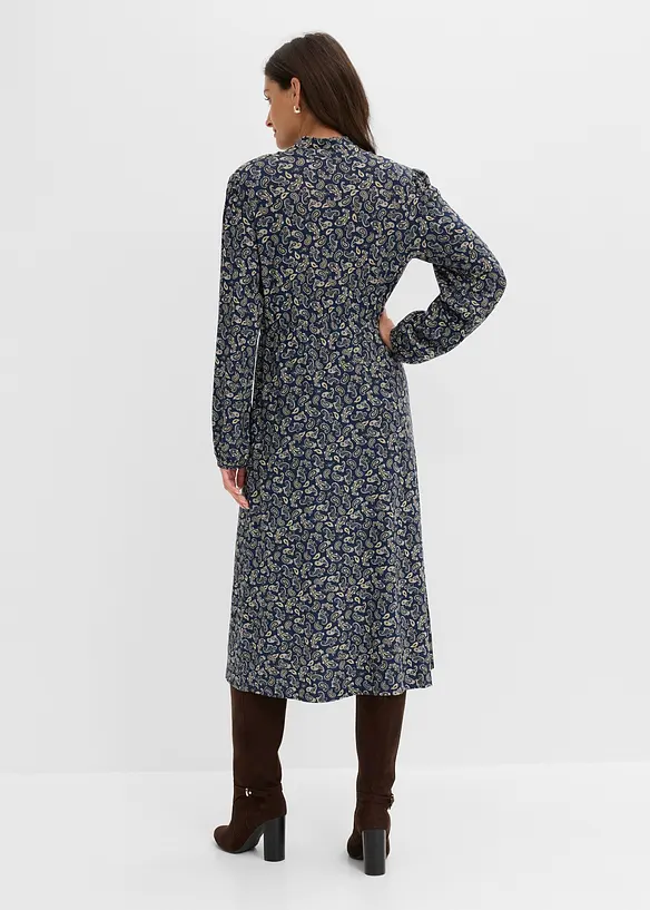 Jerseykleid mit Allover-Print, bonprix