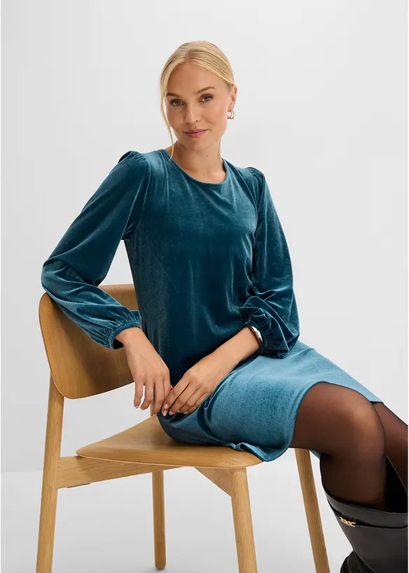 Minikleid aus Samt, bonprix