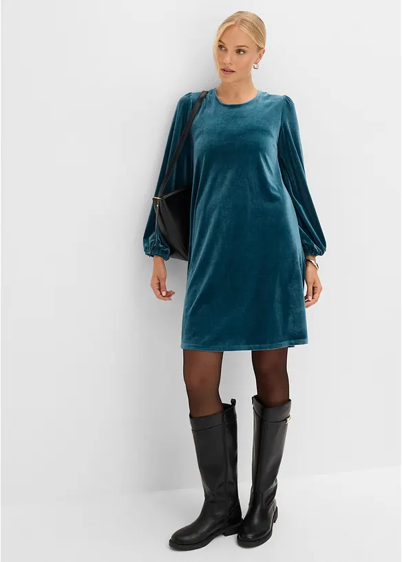 Minikleid aus Samt, bonprix