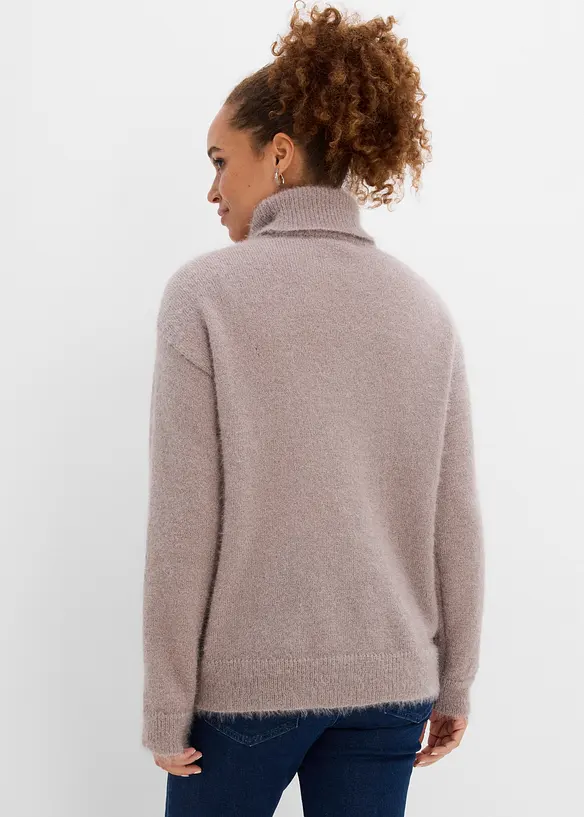 Weiter Rollkragenpullover, bonprix