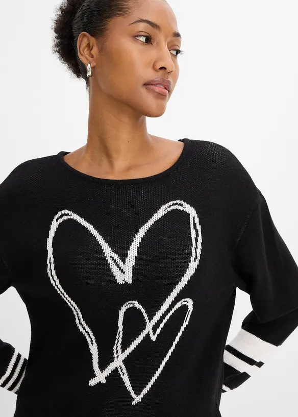 Pull en jacquard, bonprix