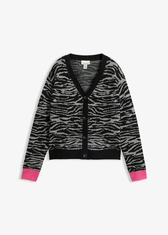 Gilet en maille jacquard, bonprix