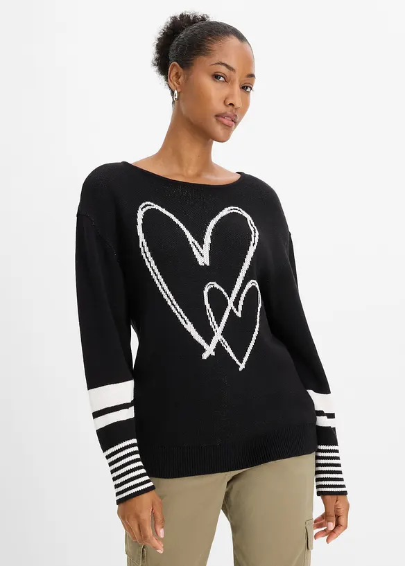 Pull en jacquard, bonprix