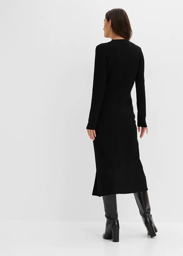 Strickkleid mit Perlen-Details, bonprix