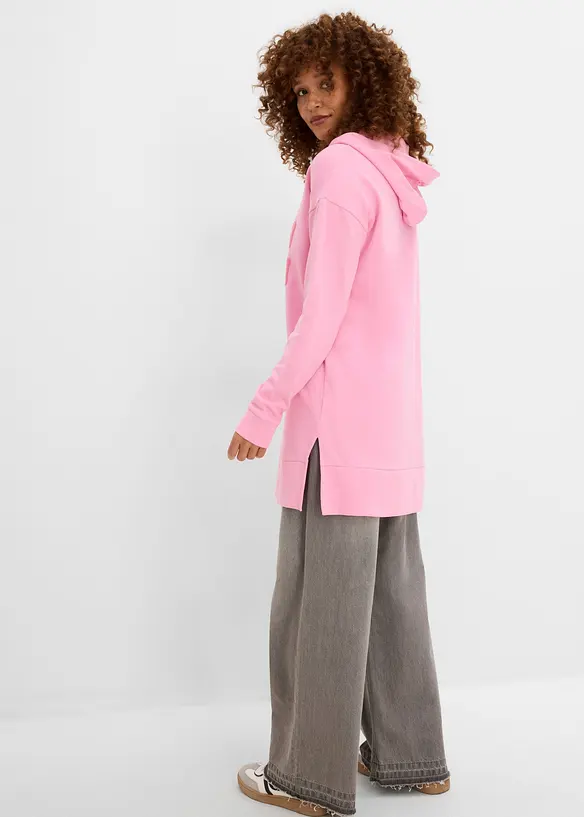 Sweat long 100% coton, bonprix