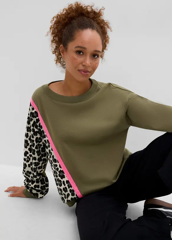 Sweat doux en coton majoritaire, bonprix