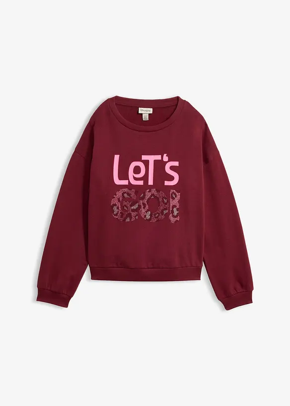 Sweat doux en coton majoritaire, bonprix